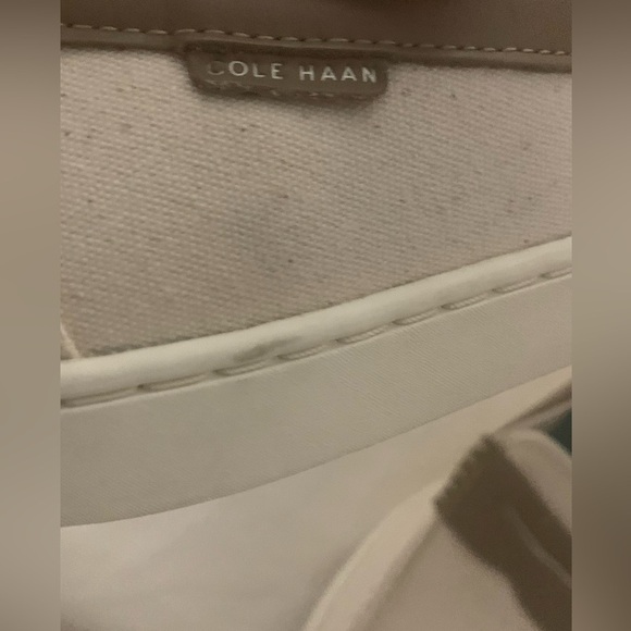 Cole Haan Nantucket  C38573 Penny Loafer Mens Sz 8 M Ivory Canvas Slip On Shoes - Picture 15 of 15